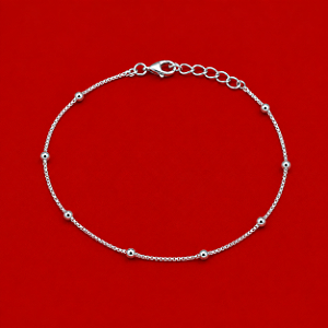 Pulseira Bolinhas em Prata 925