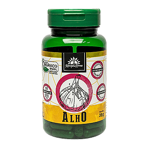 Alho Orgânico 60 Cápsulas Kampo De Ervas 570 mg
