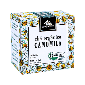 Chá de Camomila Orgânico Kampo De Ervas 10 Sachês