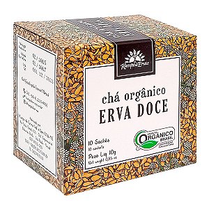Chá de Erva Doce Orgânico Kampo De Ervas 10 Sachês