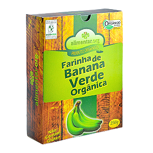 Farinha de Banana Verde Orgânica Alimentar 250 g