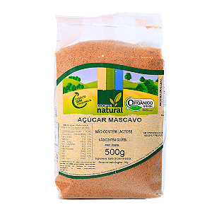 Açúcar Mascavo Orgânico Coopernatural 500 g