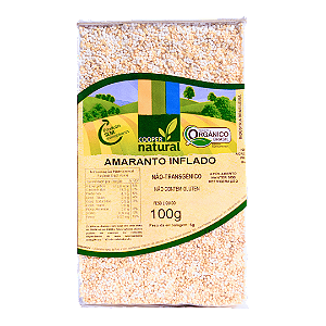 Amaranto Inflado Orgânico À Vácuo Coopernatural 100 g