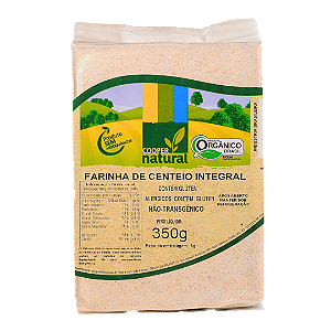 Farinha De Centeio Integral Orgânico À Vácuo Coopernatural 350 g