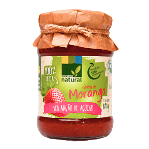 Geleia De Morango Sem Adição De Açúcar Orgânica Coopernatural 180 g