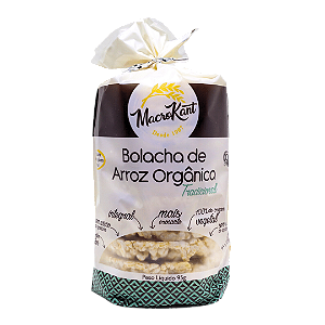 Bolacha De Arroz Orgânico Tradicional Macrokant 95 g
