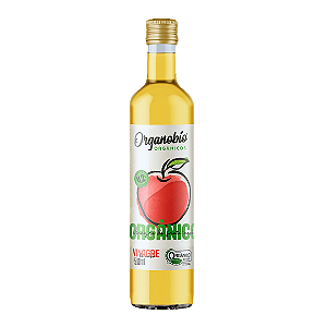 Vinagre De Maçã Orgânico Acidez 4,2% Organobío 500 ml
