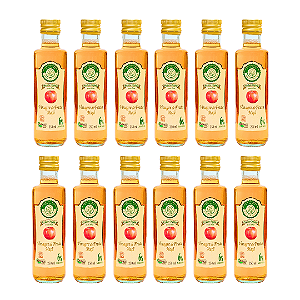 Kit 12 Vinagre De Maçã Orgânico Acidez 6% São Francisco 250 ml