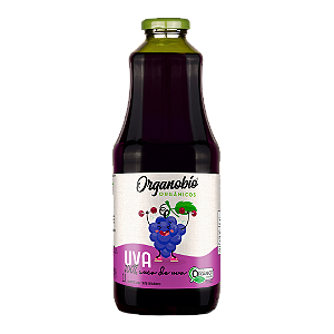 Suco de Uva 100% Orgânico Organobío 1 L