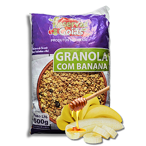 Granola com Banana 500g – Cajuzin