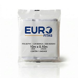 Fita de Pvc para Instalação de Ar Condicionado 10mx0,10m - Branca
