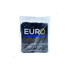 Fita de Pvc para Instalação de Ar Condicionado 10mx0,10m - Preta