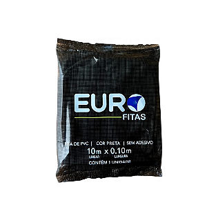 Fita de Pvc para Instalação de Ar Condicionado 10mx0,10m - Preta