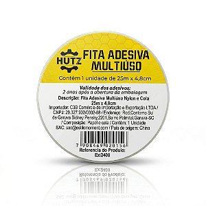 Fita Silver Tape Adesiva Multiúso 25m x 4,8cm Hutz