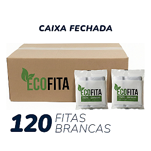 Kit 120 Fitas PVC Ar Condicionado 100mm x 10m Branca EcoFita