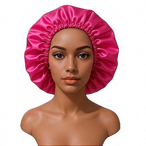 Touca de Cetim Dupla Face Tamanho Unico - PINK