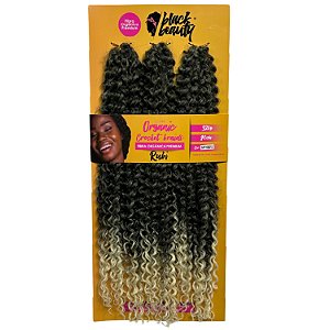Cabelo de Fibra Sintética Crochet Rubi 70cm - Cor MT1B/613