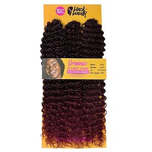 Cabelo de Fibra Sintética Crochet Rubi 70cm - Cor MT1B/BUG
