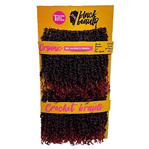 Cabelo de Fibra Sintética Crochet Safira 25cm - Cor MT1B/BUG