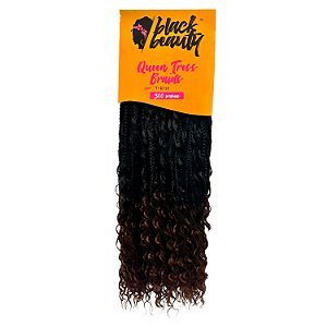 Cabelo de Fibra Sintética Queen Tress Braids - Cor T1B/30