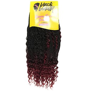 Cabelo de Fibra Sintética Queen Tress Braids - Cor T1B/BUG