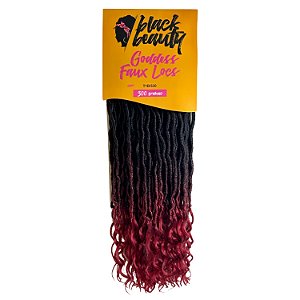 Cabelo Fibra Sintética Goddess Faux Locs 60cm Colors - Cor T1B/530
