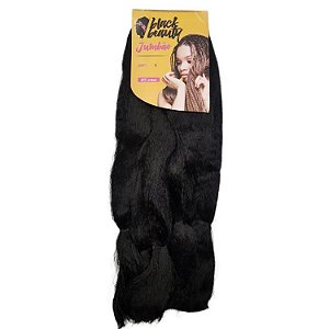 Cabelo Fibra Sintética Jumbão 51" 400g - Cor 1B #off