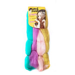 Cabelo Fibra Sintética Jumbão 51" COLORS 400g - Cor Unicórnio #off