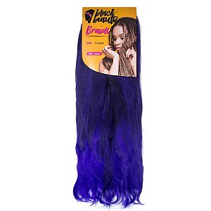 Cabelo Fibra Sintética Jumbão 51" COLORS 400g - Cor T1B/BLUE #off