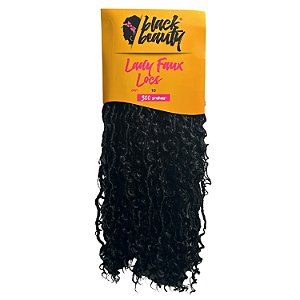 Cabelo Fibra Sintética Lady Faux Locs 60cm - Cor 1B