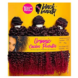 Cabelo de Fibra Orgânica Black Incrível 30cm - Cor MT2/BUG