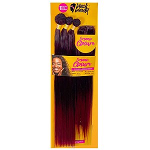 Cabelo de Fibra Orgânica Closure Meu Poder 80cm - Cor MT1B/BUG