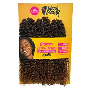 Cabelo de Fibra Orgânica Crochet Braid Agata 60cm - Cor MT1B/30