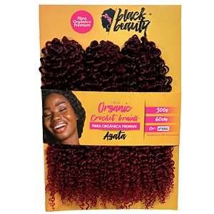 Cabelo de Fibra Orgânica Crochet Braid Agata 60cm - Cor MT1B/BUG
