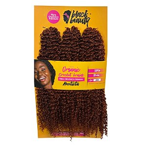 Cabelo de Fibra Orgânica Crochet Braid Ametista 80cm - Cor 350