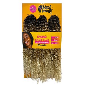Cabelo de Fibra Orgânica Crochet Braid Ametista 80cm - Cor TT2/27/613
