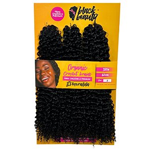 Cabelo de Fibra Orgânica Crochet Esmeralda 60cm - Cor 02