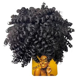 Coque Afro Puff Orgânica - Cor 2