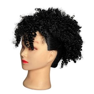 Coque Com Franja Fibra Sintética Belinda 10cm - Cor 1