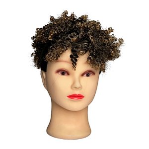 Coque Com Franja Fibra Sintética Belinda 10cm - Cor T1B/27