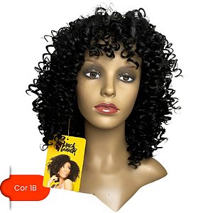 Peruca Wig de Fibra Sintética Regina 30cm - Cor 1B