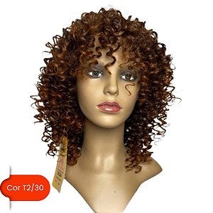 Peruca Wig de Fibra Sintética Regina 30cm - Cor T2/30