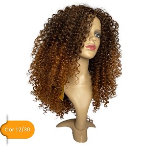 Peruca Wig de Fibra Sintética Rhaissa 60Ccm - Cor T2/30