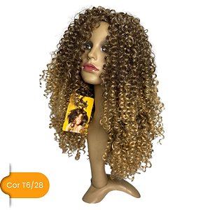Peruca Wig de Fibra Sintética Rhaissa 60Ccm - Cor T6/28