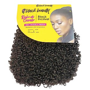 Rabo de Cavalo Fibra Orgânica Black Incrível 55cm - Cor 04