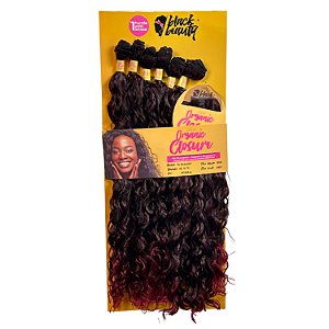 Cabelo de Fibra Orgânica Closure Ta Babado 65 75cm - Cor Mt1B/BUG