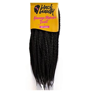 Cabelo de Fibra Sintética Black Beauty Havana Mambo Twist 60 cm - Cor 1B