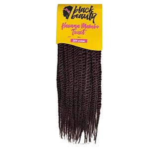 Cabelo de Fibra Sintética Black Beauty Havana Mambo Twist 60 cm - Cor 99J