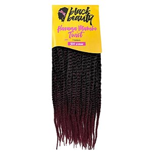 Cabelo de Fibra Sintética Black Beauty Havana Mambo Twist 60 cm - Cor T1B/BUG