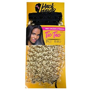 Aplique de Fibra Orgânica Tic Tac Cacho 3 75Cm - Cor TT2/613